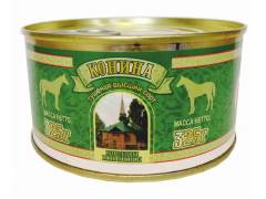 Конина тушеная (жел/банка)